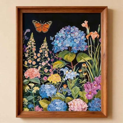 Amphol Paint by Numbers Kit for Adults - 16”x20” Bloom Garden DIY Paint by Numbers Kit for Beginners, Oil Flowers Painting Kit on Canvas Art for Home Wall Decor, Stress Relief with Acrylic Paint - Image 3