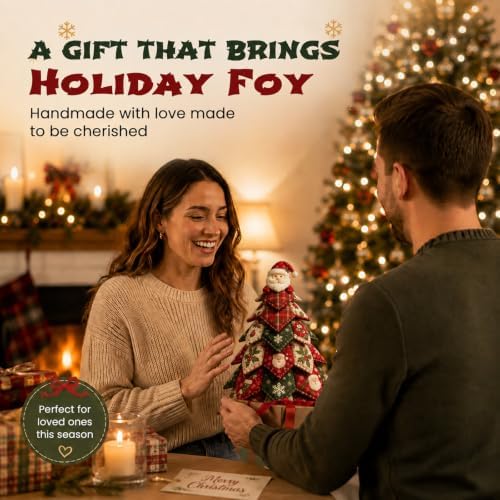 DIY Quilted Fabric Christmas Tree Kit, Arts and Crafts for Adults - Image 5