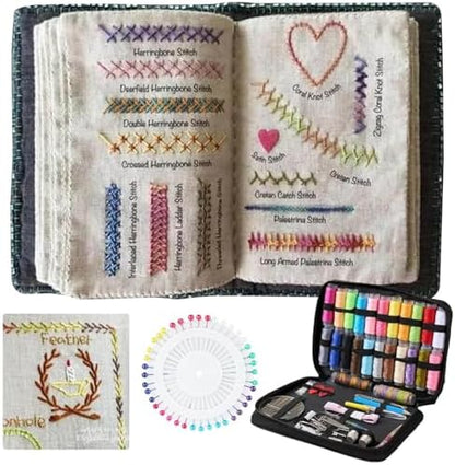 Stitch Book, Embroidery Stitch Book Kit, Embroidery Books of Stitches by Unknown