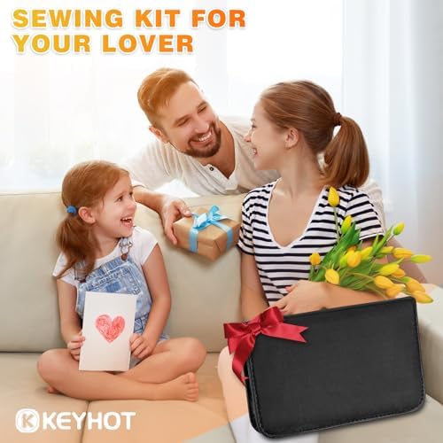KEYHOT Sewing Kit for Adults, Needle and Thread Kit, Travel Size 87 Pcs - Image 6