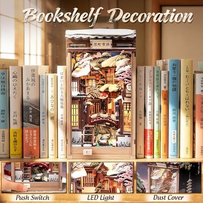 CUTEBEE Book Nook Kit - DIY Miniature House Dollhouse for Adults - Image 4