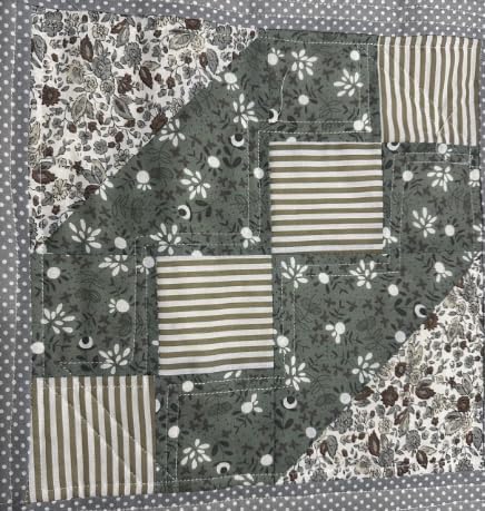 7Pcs 20" x 20" Cotton Fabric DIY Making Supplies Quilting Patchwork Fabric Fat Quarter Bundles DIY for Quilting Cotton Patchwork Cushions (Blue Green Flowers, 20" x 20")