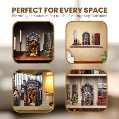 DIY Book Nook Kit LED 3D Puzzle - Dragon's Treasure Labyrinth - Image 6