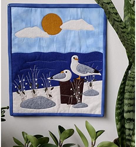 Rachel's Of Greenfield Coastal Watch Beginner Quilting Kit, Quilt Kits with Fabric and Patterns, Finished Size 13" x 15", Instructions and Materials Included - Image 6