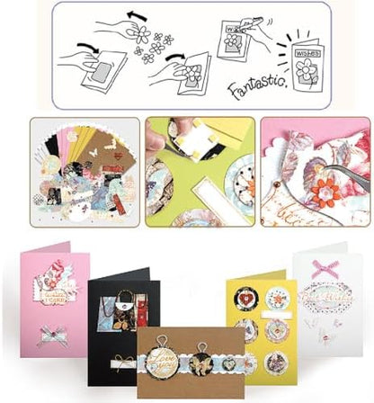 Huralona Greeting Card Making Supplies Envelope Kit Gift Anniversary Craft - Image 3