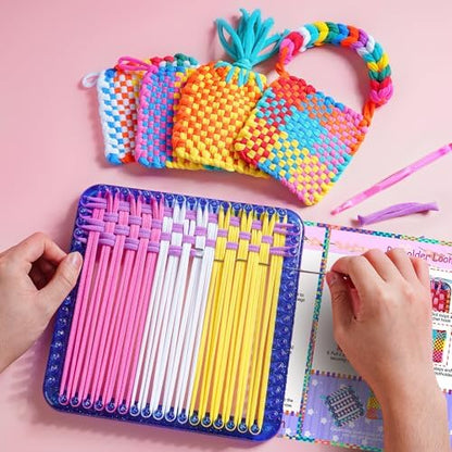 REENLIV Upgraded Weaving Loom Kit Toys for Kids & Adults, DIY Arts & Crafts - Image 3