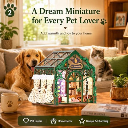 TOYQI Mini House Kit, DIY Miniature Dollhouse Book Nook Kits for Adult - Image 6