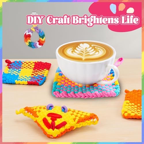 REENLIV Upgraded Weaving Loom Kit Toys for Kids & Adults, DIY Arts & Crafts - Image 6