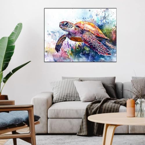 WUSARPLY Sea Turtle Stamped Cross Stitch Kits for Beginners Adults - Image 3