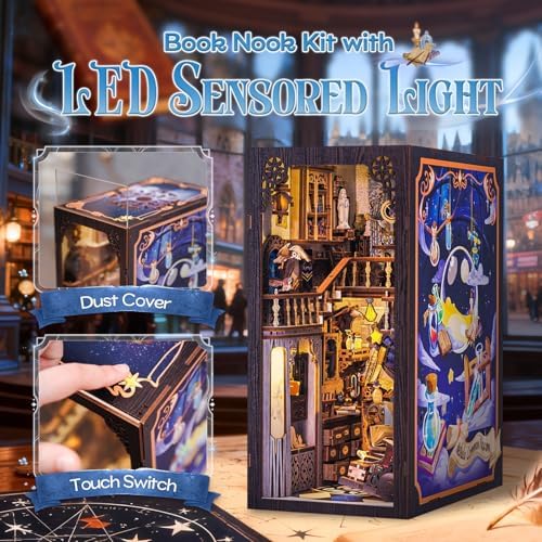 Fsolis Book Nook Kit, Booknook Magic (Nebula Common Room) - Image 2