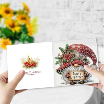 LumiCraft 6 Packs Merry Christmas Diamond Art Painting Greeting Card Kits - Image 5