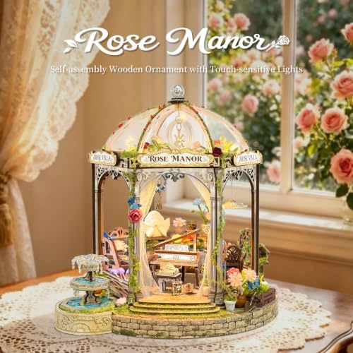 Book Nook Kit DIY Miniature House 3D Wooden Puzzle - Rose Manor - Image 6