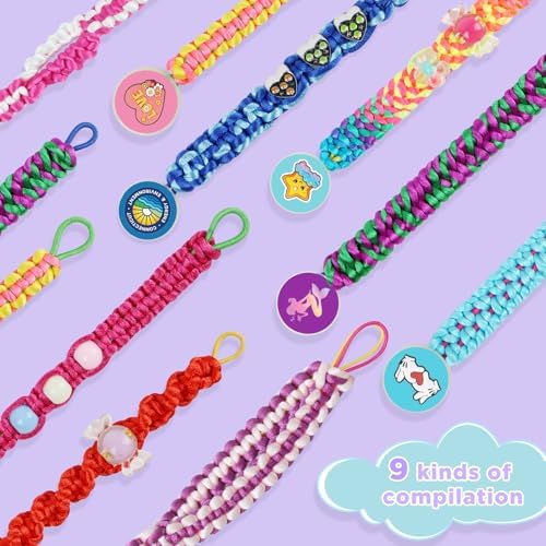 Friendship Bracelet Making Kit for Girls - Arts Crafts for Kids String - Image 3
