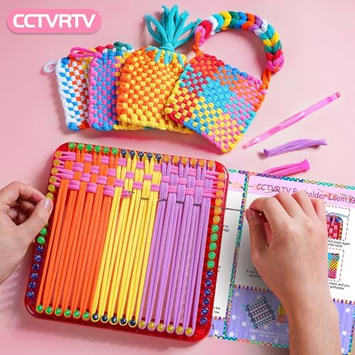CCTVRTV Weaving Loom Kit Toys for Kids and Adults, DIY Arts and Crafts - Image 3