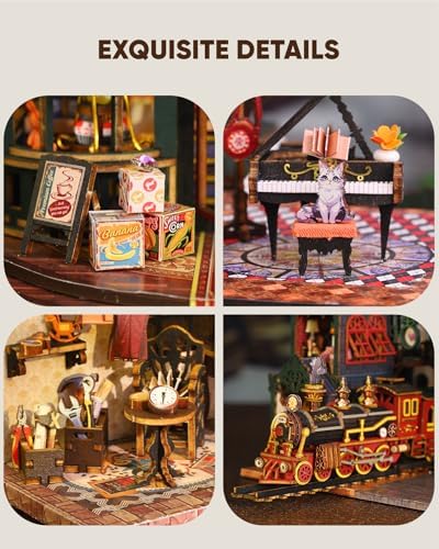 DIY Miniature House Kit Dollhouse Kit for Adults to Build Mini Magic House - Image 6