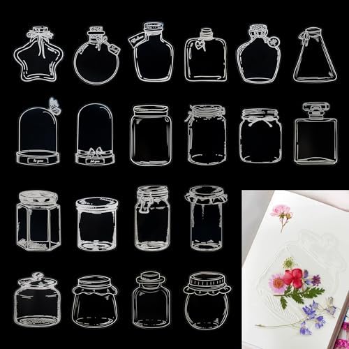 40Pcs DIY Dried Flower Bookmark Kit, Transparent Bookmarks Set - Image 4