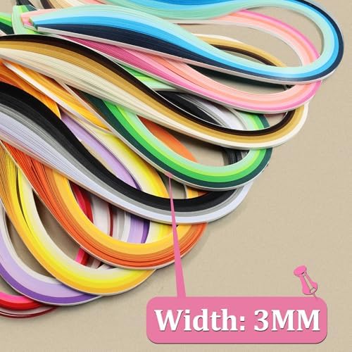 Zorfeter 9 Sets Multi-Color Quilling Paper Strips Kits - Image 3