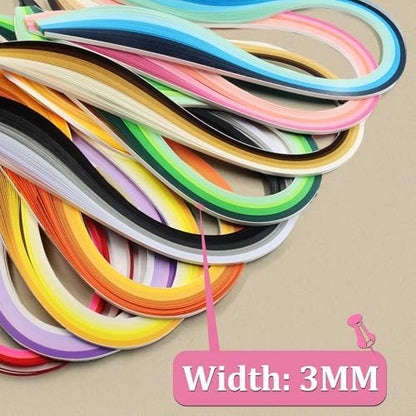 Zorfeter 9 Sets Multi-Color Quilling Paper Strips Kits - Image 3