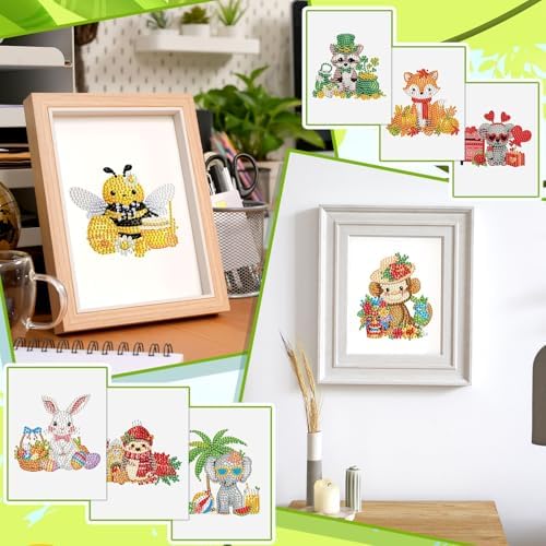Xuhal 30 Pcs Interchangeable Diamond Art Kits for Adults DIY Holiday - Image 5