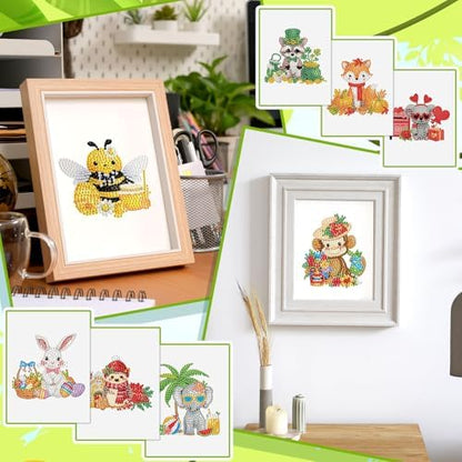 Xuhal 30 Pcs Interchangeable Diamond Art Kits for Adults DIY Holiday - Image 5
