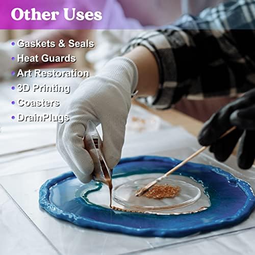 LET'S RESIN Silicone Putty, 1LB/40A Mold Making Kit - Image 6