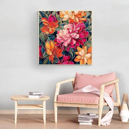 NDNXYXGS Flowers Paint by Numbers Kits for Adults,Peony DIY Painting Kit on Canvas,Floral Color by Numbers,Large Adult Paint by Number for Wall Decor and Gifts (Flower) - Image 7