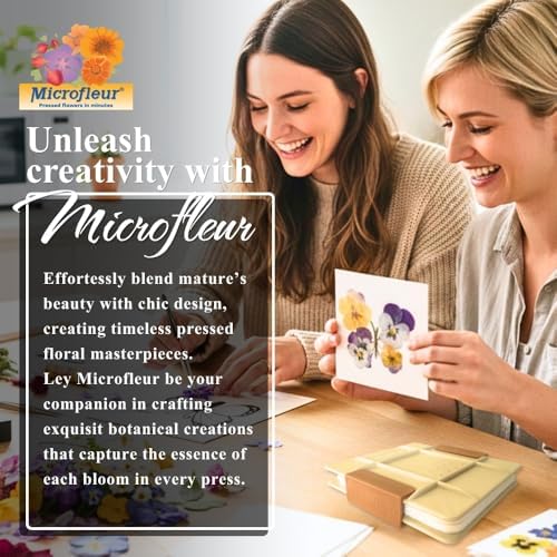 Microfleur Microwave Flower Press Refill Pack, DIY Floral Art - 5" (13 cm) - Image 6
