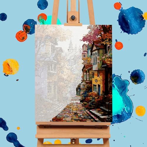 Offito Paint by Numbers Kit for Adults- Adult Paint by Number Kits on Canvas for Beginners, DIY Acrylic Oil Number Painting Kits for Home Wall Decor Gift 16"x20" (Without Frame) - Image 4