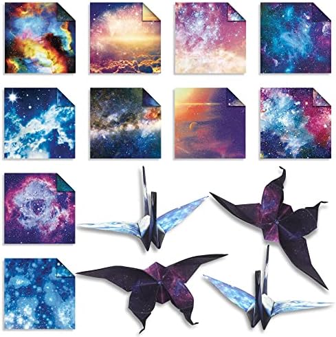 Origami Paper 6x6" Double Sided 50 Sheets 10 Colors Origami Kit,Craft Paper - Image 2