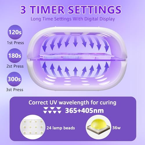 KISREL UV Resin Kit with Light, 500g Hard UV Resin with Double-Sided Light - Image 4