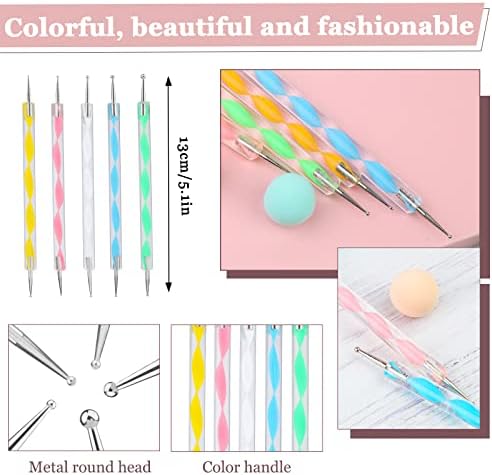 LOKUNN 14 Pcs Dotting Tools Embossing Tool Dotting Tools Set Rock Painting - Image 4