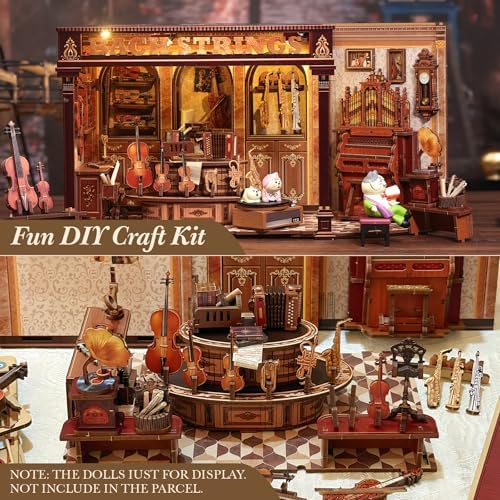CUTEBEE Book Nook Kit - DIY Miniature House Dollhouse Booknook Kit - Image 2