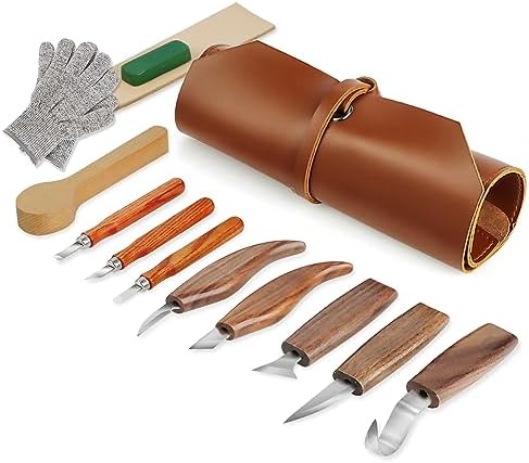 Wood Carving Tools Whittling Kit by TekchicDIYTools