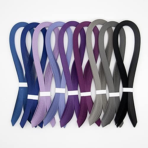 ODETOJOY Quilling Paper Strips 7mm Gray Crafts 1/4" Paper Quilling Set for Beginners Card Making Scrapbooking-120pcs, 54cm (Gray) - Image 3