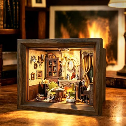 Glimmer Hall DIY Miniature House Shadow Box Kit - Image 2