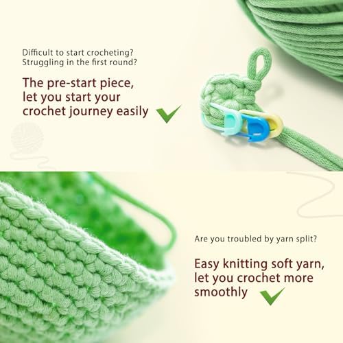 CrochetBox Bee Grow Up Crochet Kit for Beginners, Easy Craft for Adults - Image 6