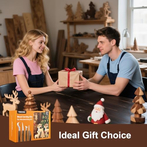 Wood Carving Kit Whittling Kit: 27pcs Wood Carving Tools Set - Image 7