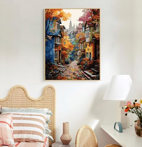 Offito Paint by Numbers Kit for Adults- Adult Paint by Number Kits on Canvas for Beginners, DIY Acrylic Oil Number Painting Kits for Home Wall Decor Gift 16"x20" (Without Frame) - Image 2