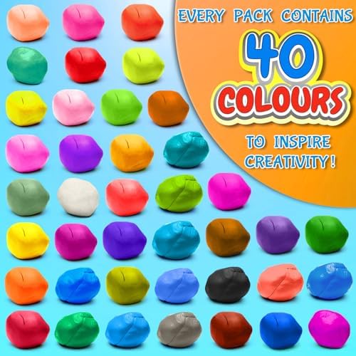 Modeling Clay Kit, 40 Colors Air Dry Clay - Image 2