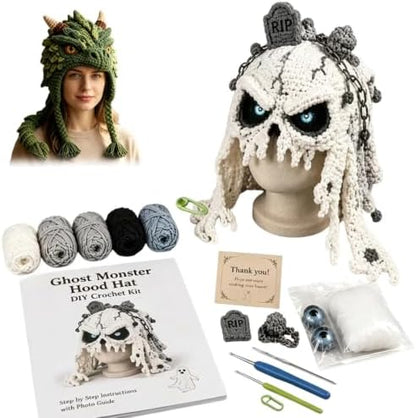 smtsmt Fantasy Hood Hat DIY Crochet Kit Series (White) by Unknown