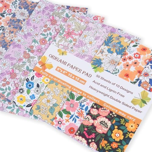 Origami Paper Kit 100 Sheets, 6x6 Inch Double Sided 40 Vivid Colored Paper - Image 4