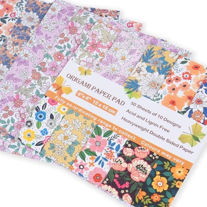 Origami Paper Kit 100 Sheets, 6x6 Inch Double Sided 40 Vivid Colored Paper - Image 4