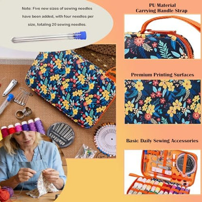 Bobode Travel Basic Cute Sewing Kit for Adults with 24 Sewing Thread - Image 4