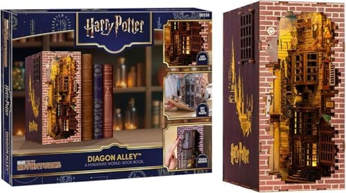 Revell Harry Potter Diagon Alley 3D Book Nook Wooden Puzzle Kit - Image 4