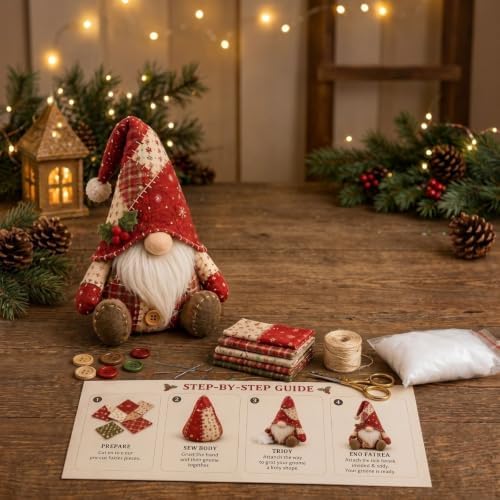 DNKZWUPUP Patchwork DIY Kit Series for Beginner Sewing Craft Kit Home Decor - Image 2