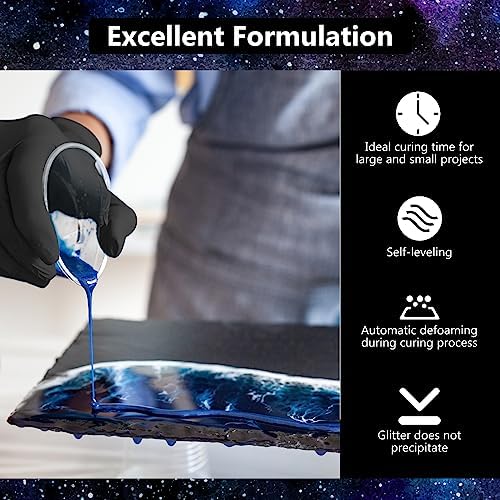 KISREL 82OZ Crystal Clear Epoxy Resin Kit - No Yellowing No Bubble for Art - Image 3