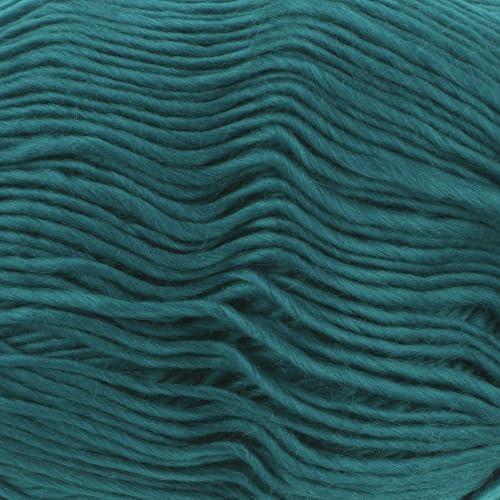 Loops & Threads Facets Yarn - Yarn for Knitting, Crochet, Weaving, and Arts & Crafts - Green & Blue, Acrylic, 3.5 oz - Image 2