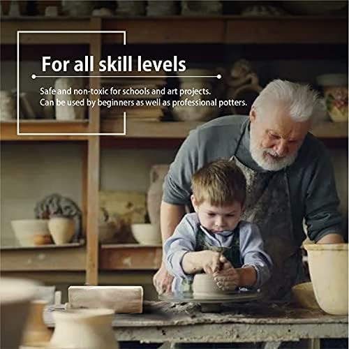 Old Potters Low Fire Pottery Clay White, 10 lbs (Cones 06-04) Made in USA Modeling Clay for Wheel Throwing and Hand Building, Pottery and Sculpting, Beginners, and Advanced - Image 4