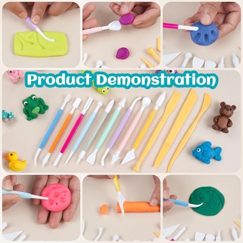 Amrules 25 Pcs Polymer Clay Sculpting Tools Kit for Adults - Image 3