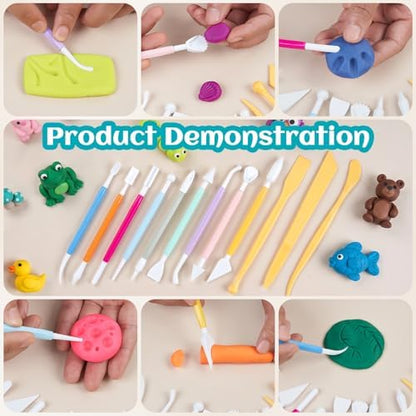 Amrules 25 Pcs Polymer Clay Sculpting Tools Kit for Adults - Image 3